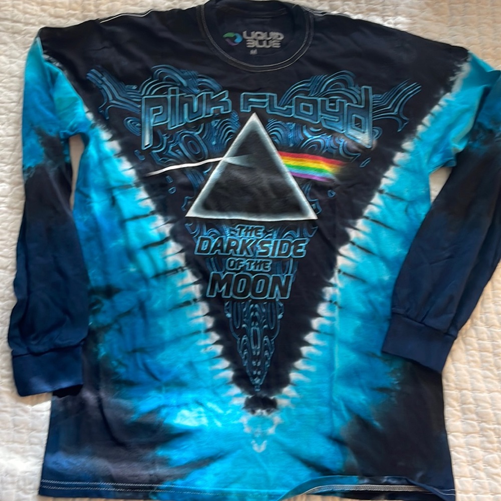 Liquid Blue Pink Floyd Dark Side long sleeve